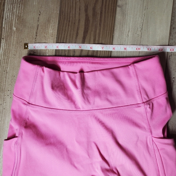 Fabletics Motion365 High-Waisted Moto 7/8 Pink Leggings Women's Size Medium EUC - Picture 4 of 16